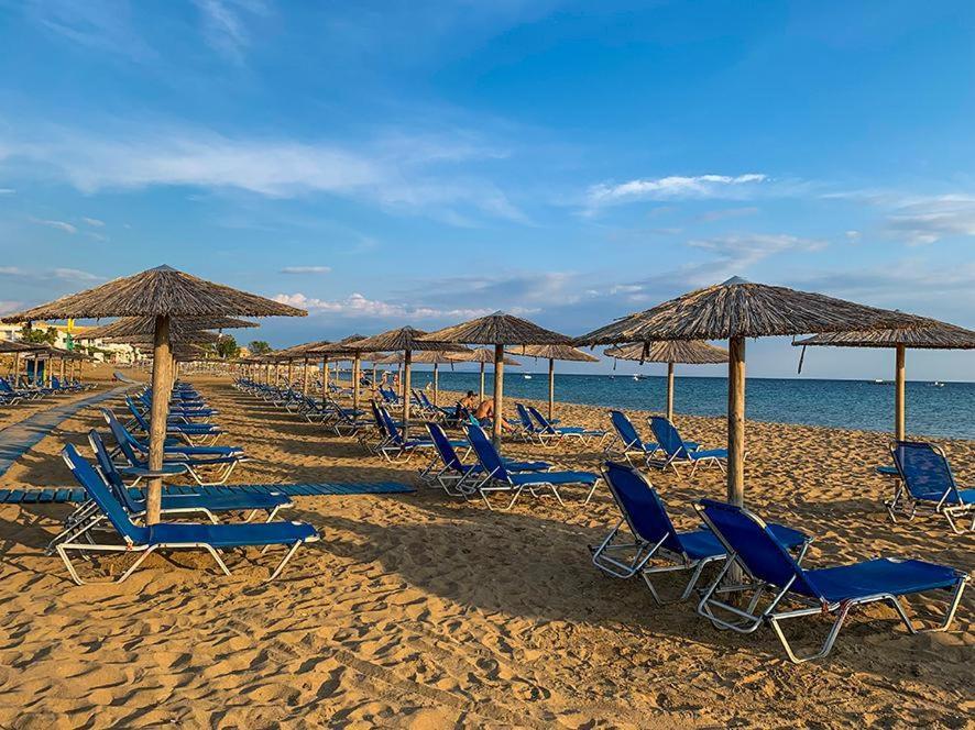 Aris Seaside Issos Beach Agios Georgios  Esterno foto